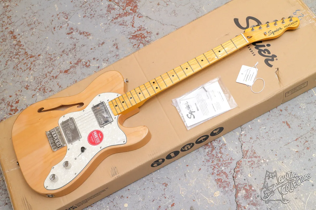 Squier Classic Vibe 70's Telecaster Thinline MN Natural NEW