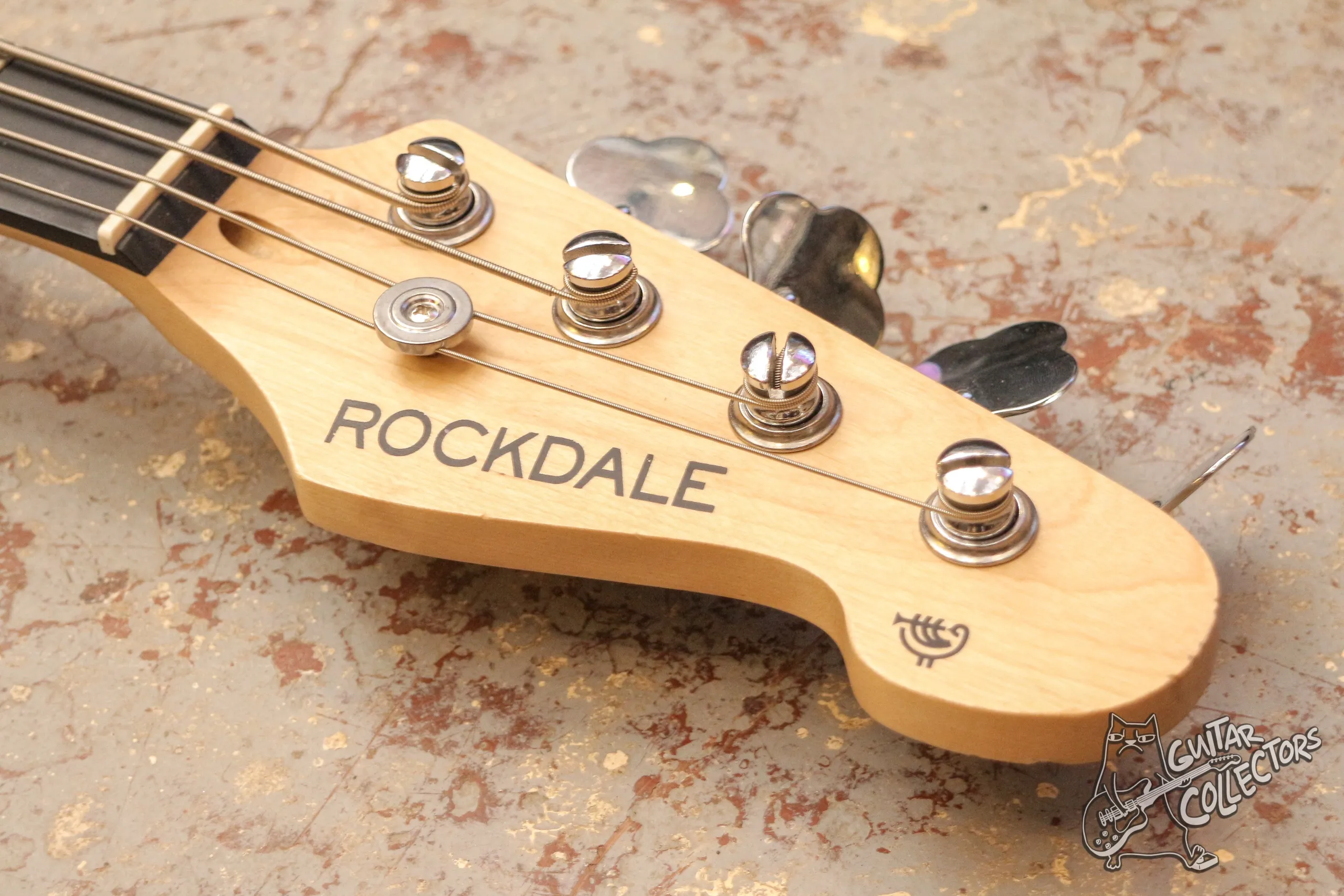 Rockdale Jazz Bass White