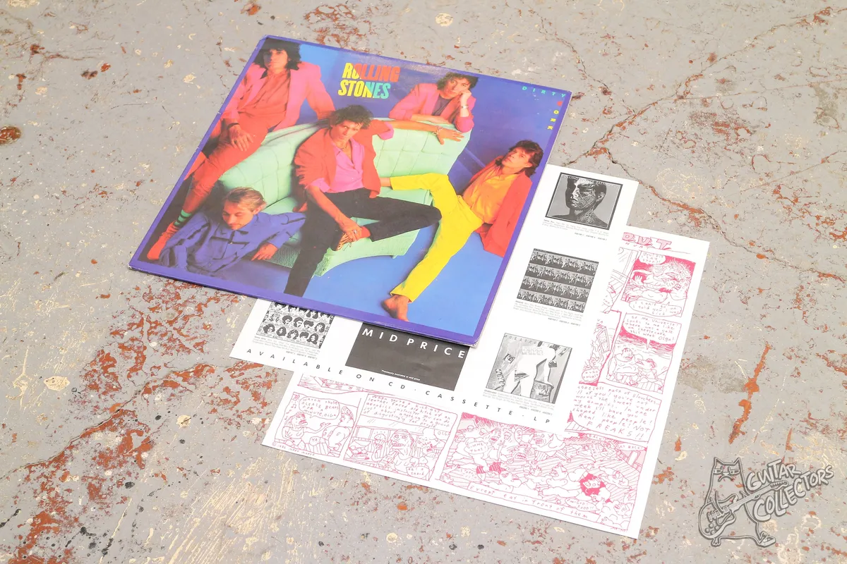 The Rolling Stones – Dirty Work LP Europe 1989 EX/NM