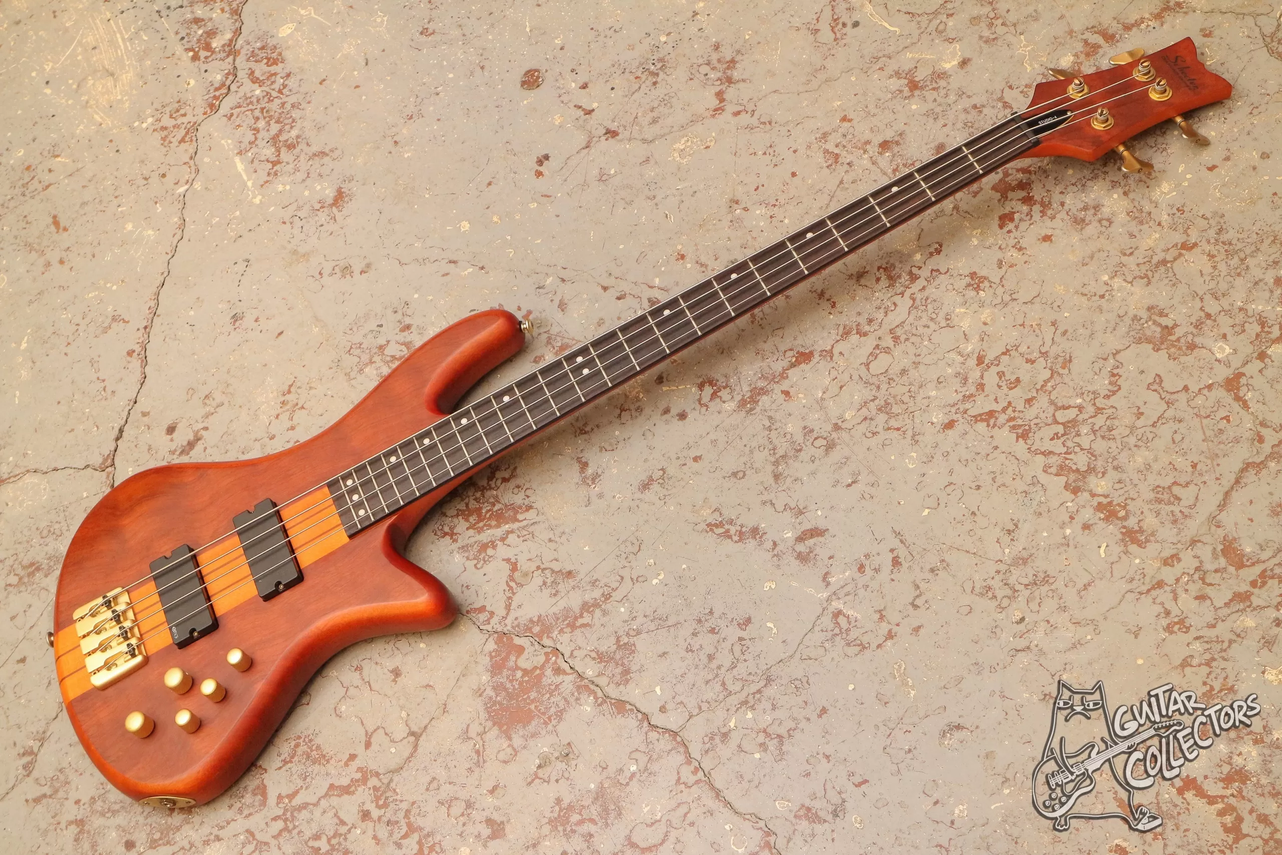 Schecter Stiletto Studio 4 Bass Honey Satin