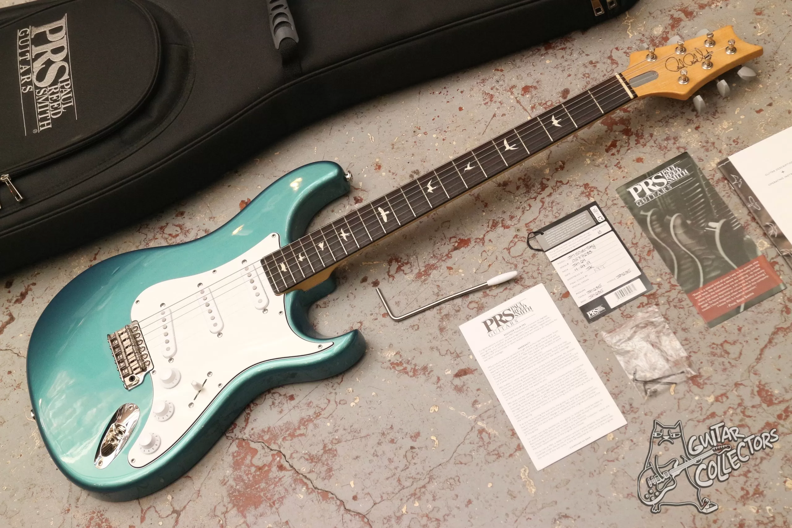 Paul Reed Smith John Mayer Silver Sky Dodgem Blue