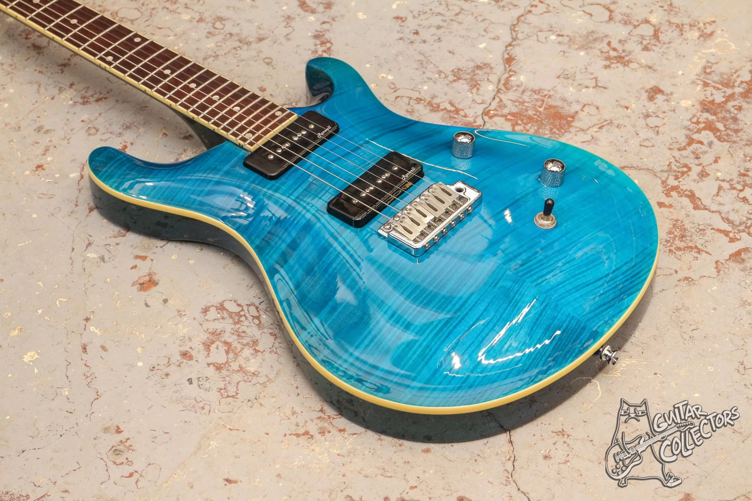 Harley Benton CST-24T P90 Ocean Flame