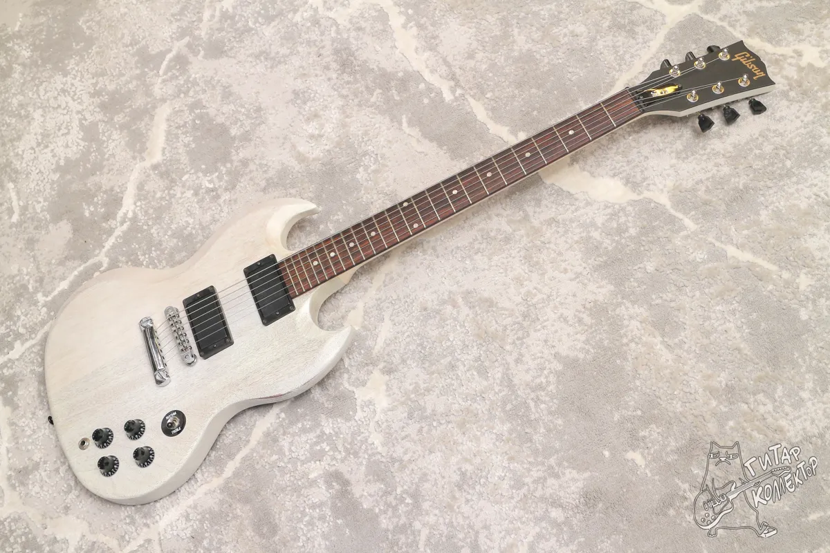 Gibson SG SGJ Trans White