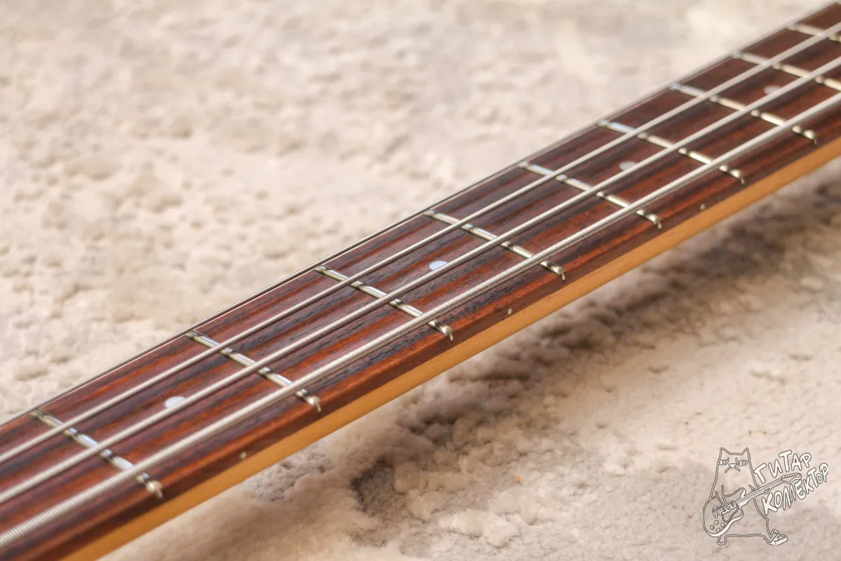 Fernandes FRB-42 Bass Quilted Red Burst