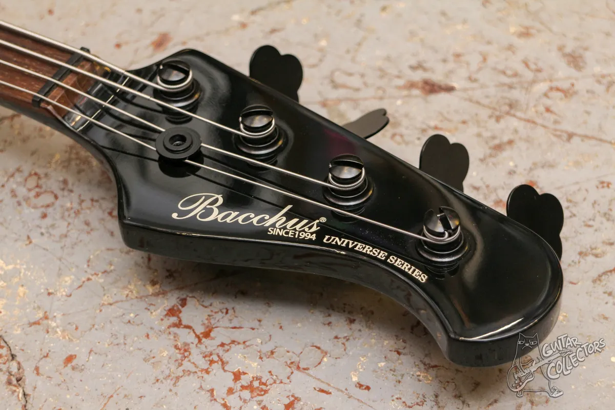 Bacchus HWL-All Black Universe Series Jazz Bass