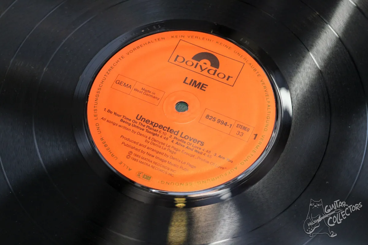 Lime – Unexpected Lovers LP Germany 1985 NM/NM