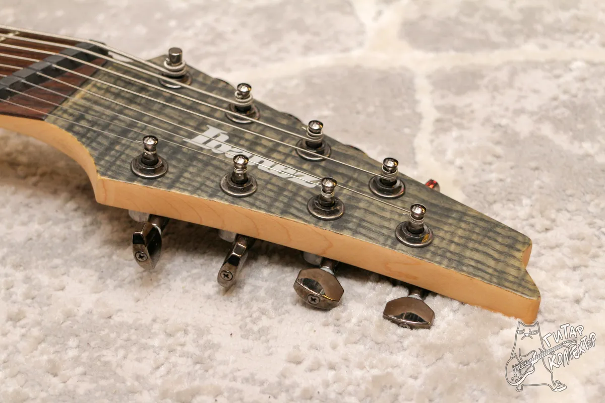 Ibanez RGIF8 Iron Label Fanned Fret Black Stained