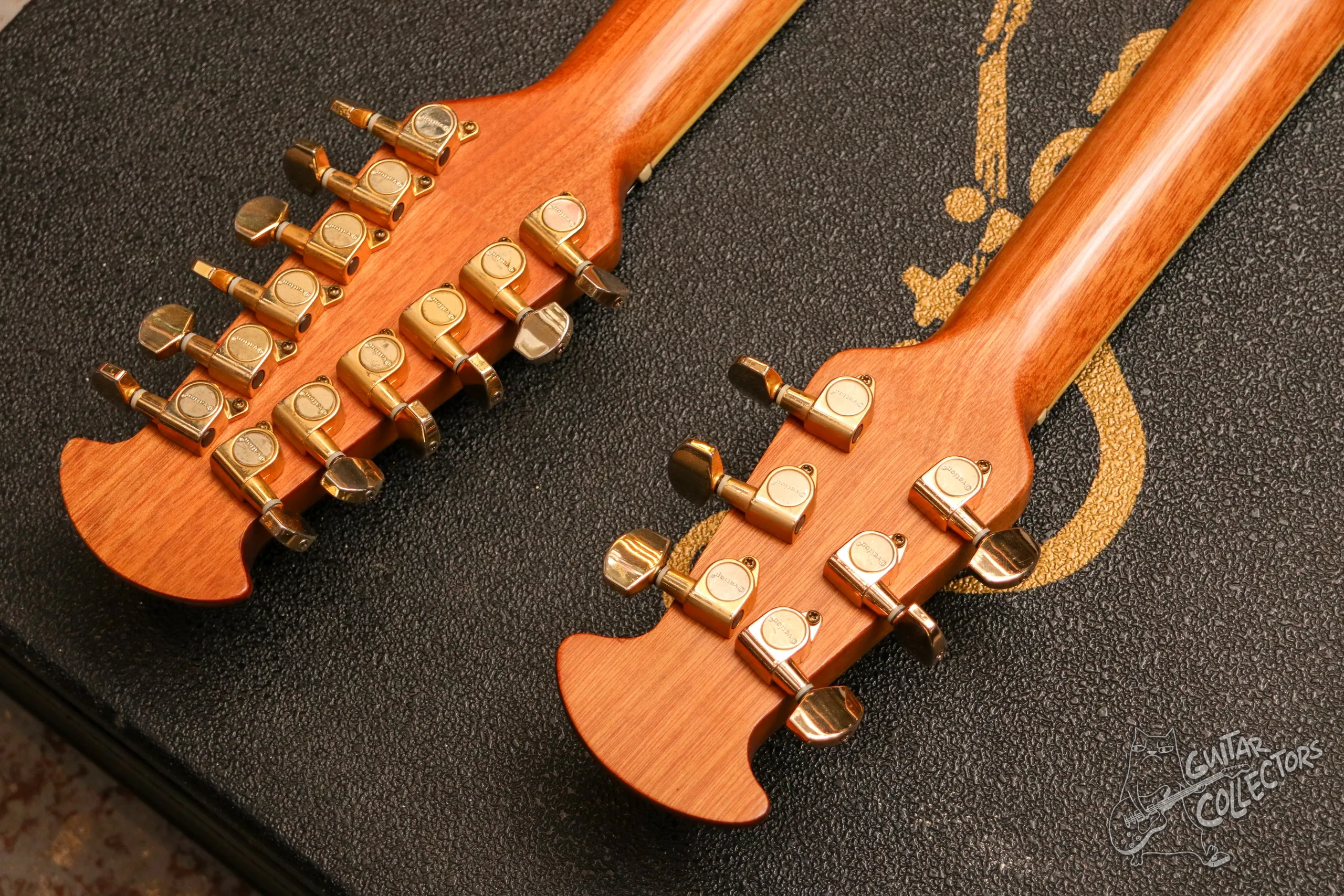 Ovation CSD225 Celebrity Double Neck Ruby Red Burst