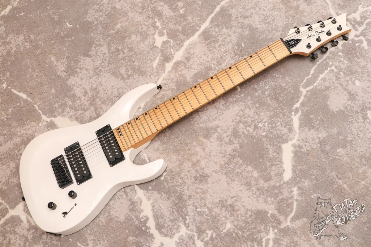 Harley Benton R-458 White Progressive Series