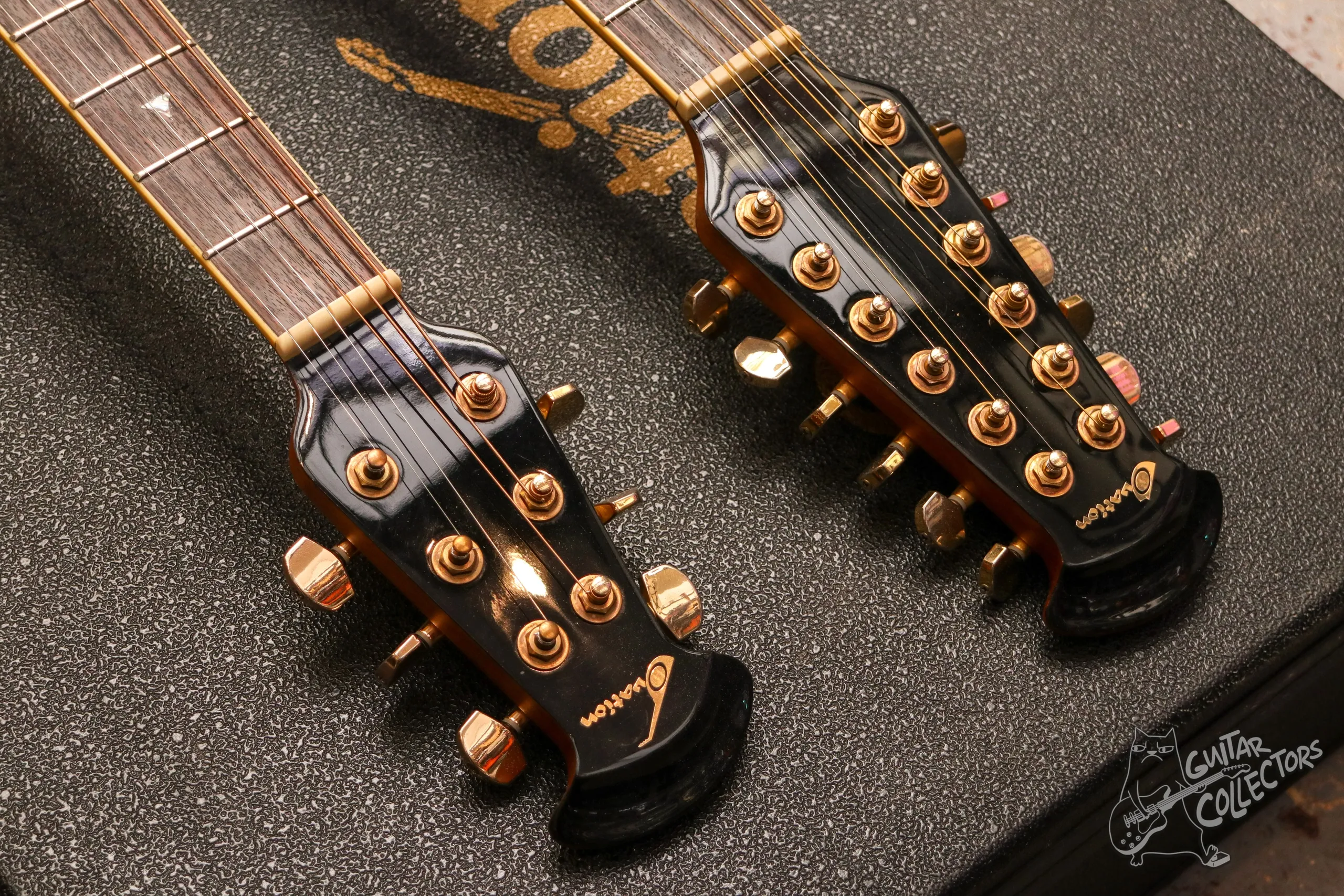 Ovation CSD225 Celebrity Double Neck Ruby Red Burst