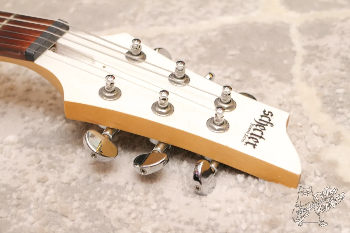 Schecter C-6 Deluxe Satin White