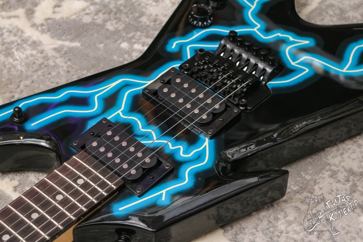 Dean Dimebag Darrell Razorback Lightning Copy