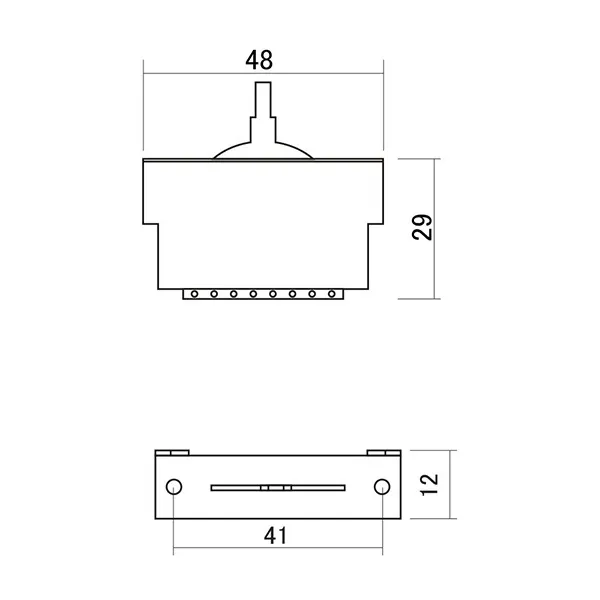 Переключатель 3-х позиционный, Hosco YM-30S