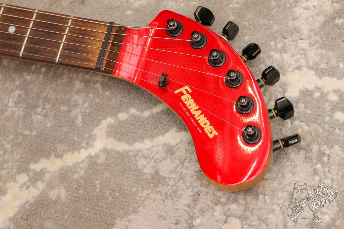 Fernandes ZO-3 Travel Tremolo Burgundy Red