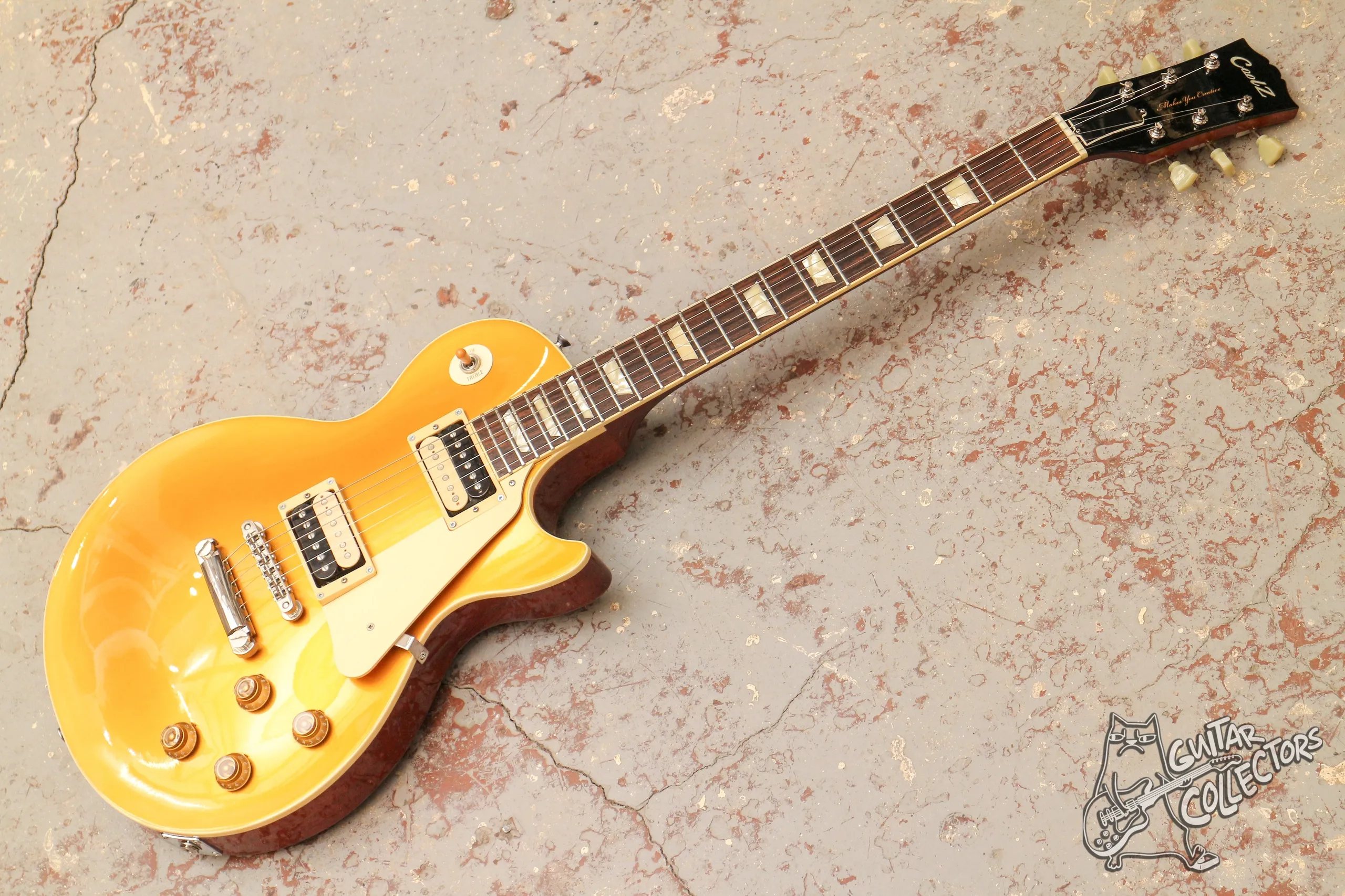 CoolZ ZLS-10GT Les Paul Standrad Goldtop