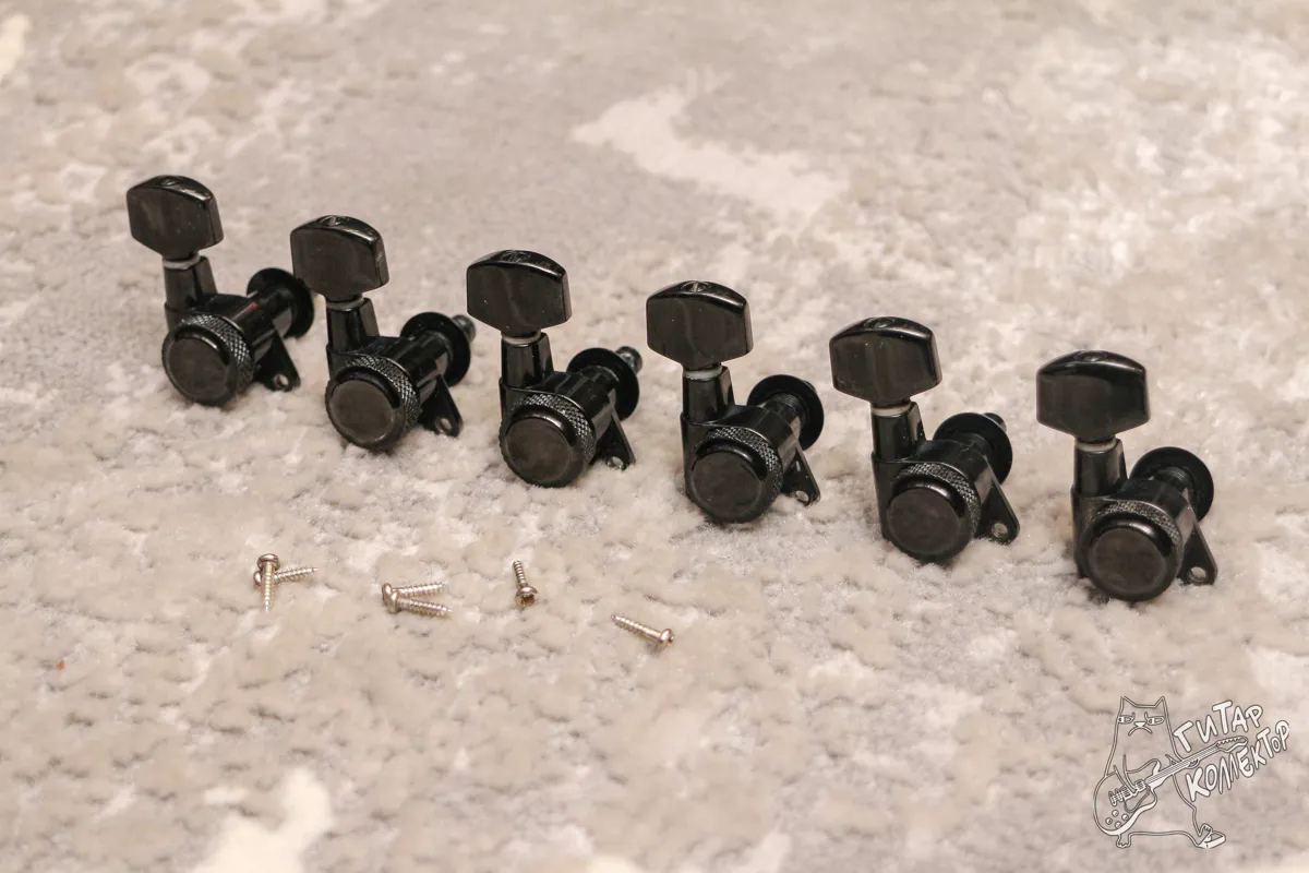 Schaller Локовые Колки 6 в ряд Black