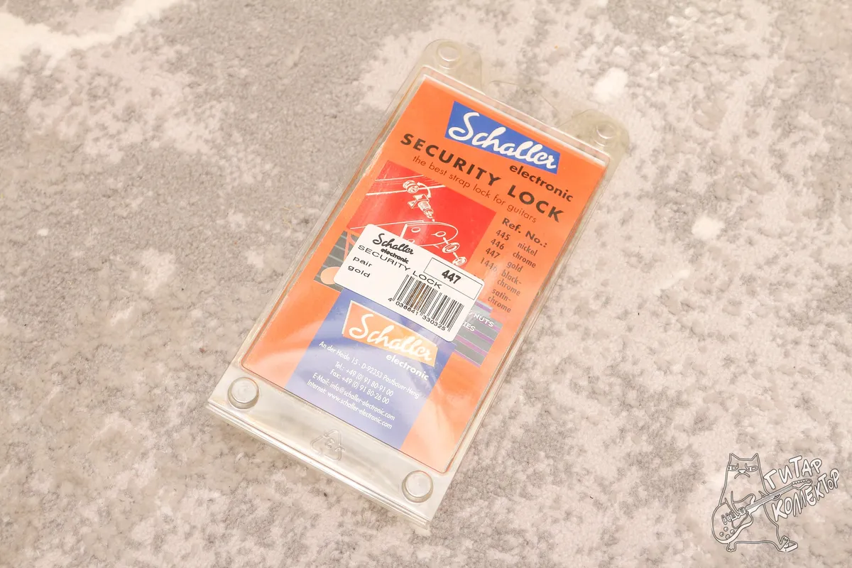 Стреплоки Schaller Security Locks 447 Gold