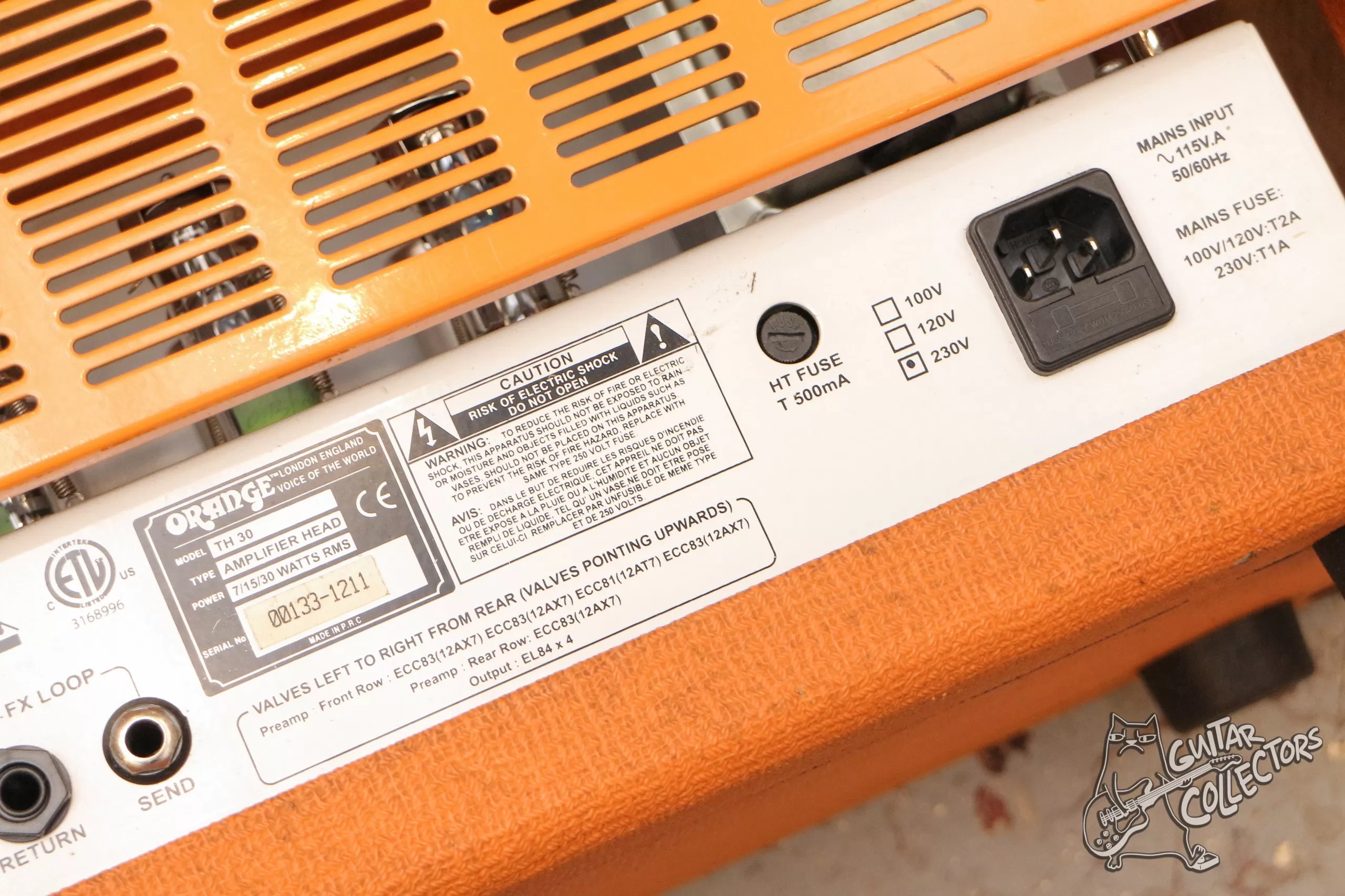 Orange TH 30 Twin Channel Guitar Tube Head