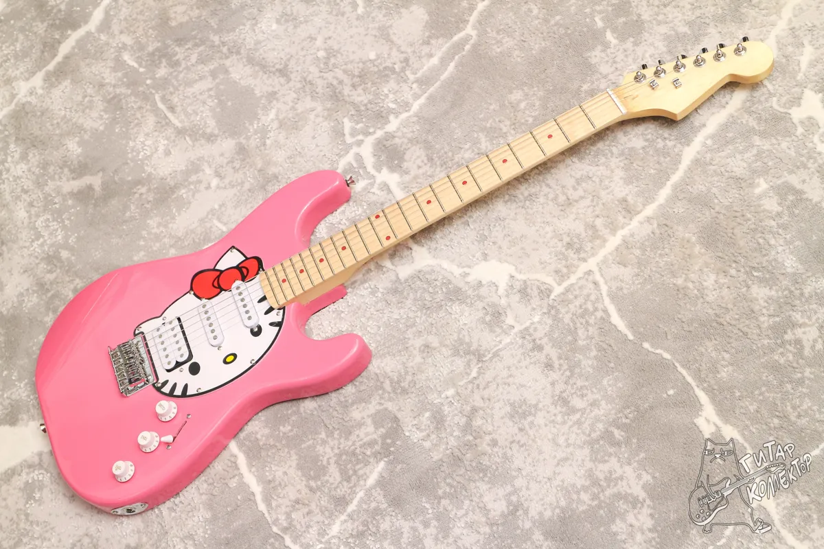 Hello Kitty HSS Stratocaster Copy