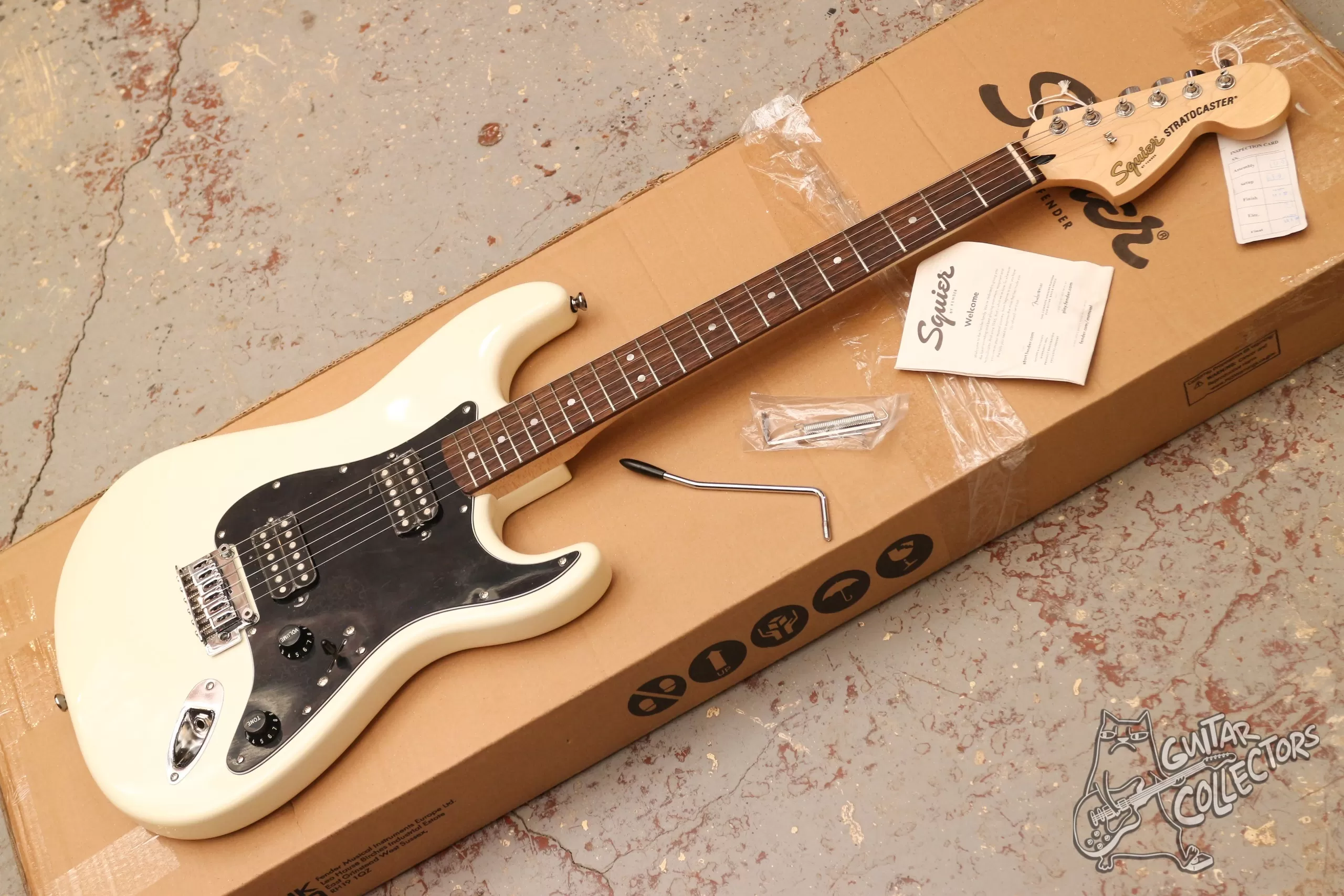 Squier Affinity Stratocaster LRL Olympic White HH