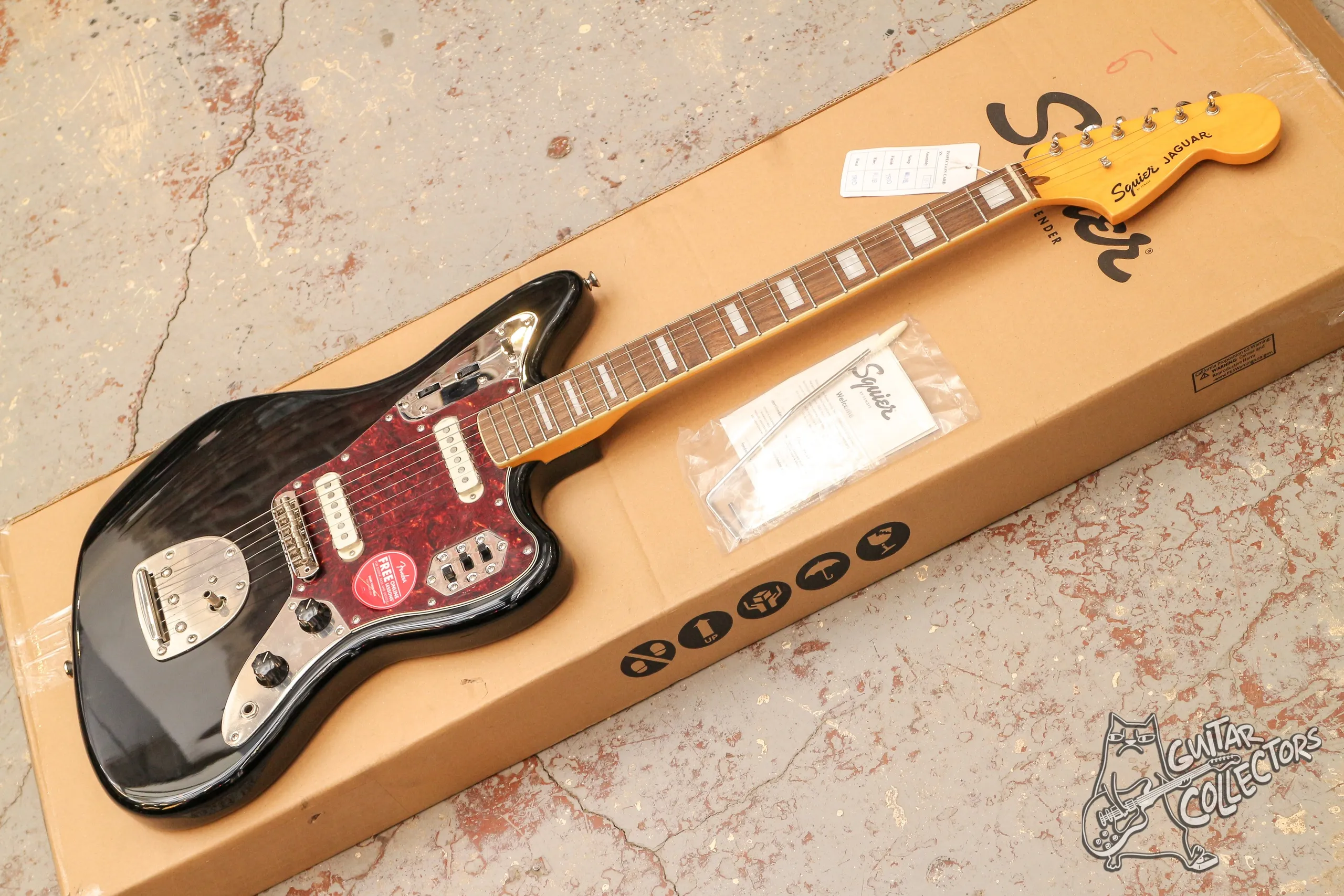 Squier Classic Vibe '70s Jaguar Black NEW