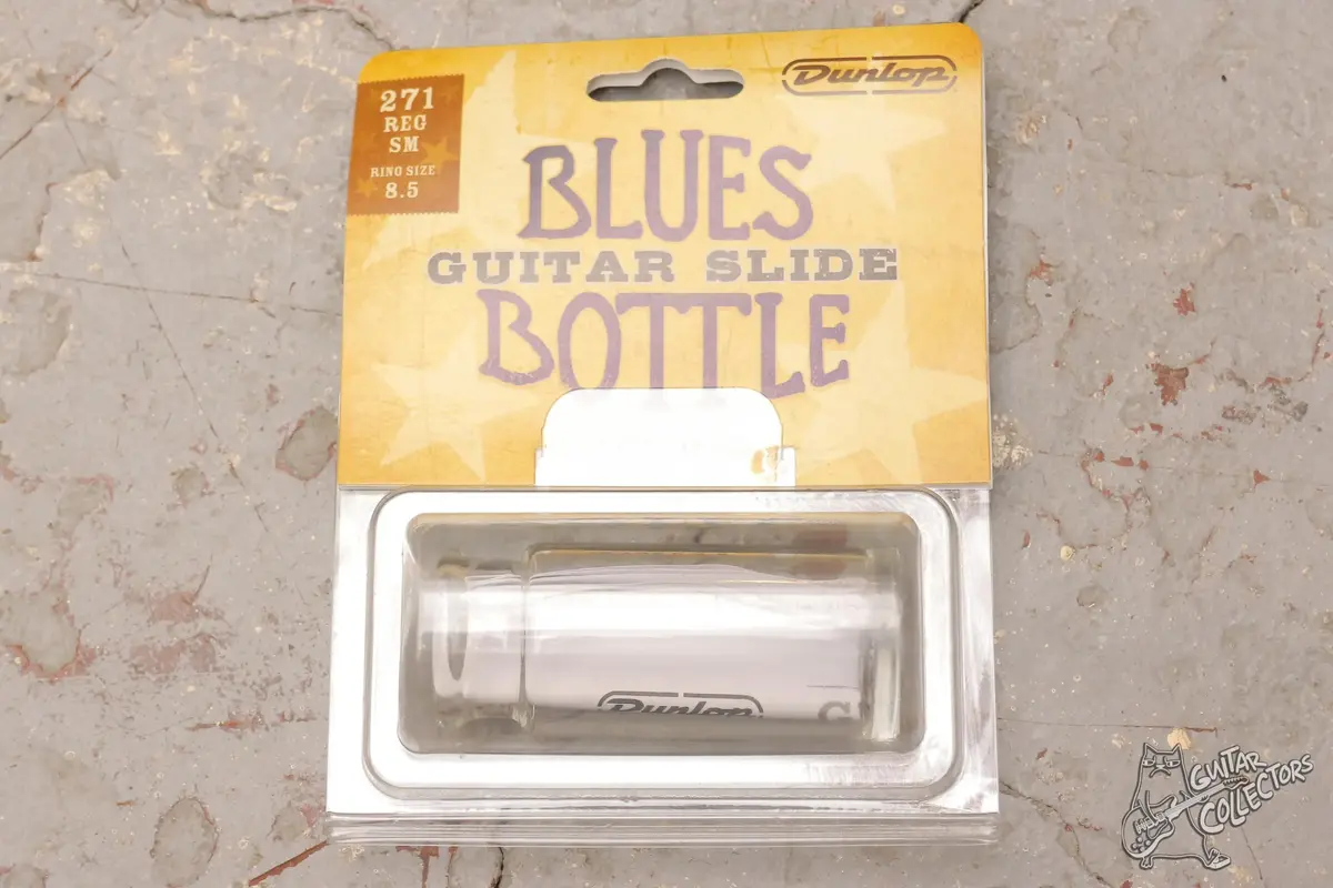 Слайд стеклянный банка Dunlop Blues Bottle, малый, обычная толщина,