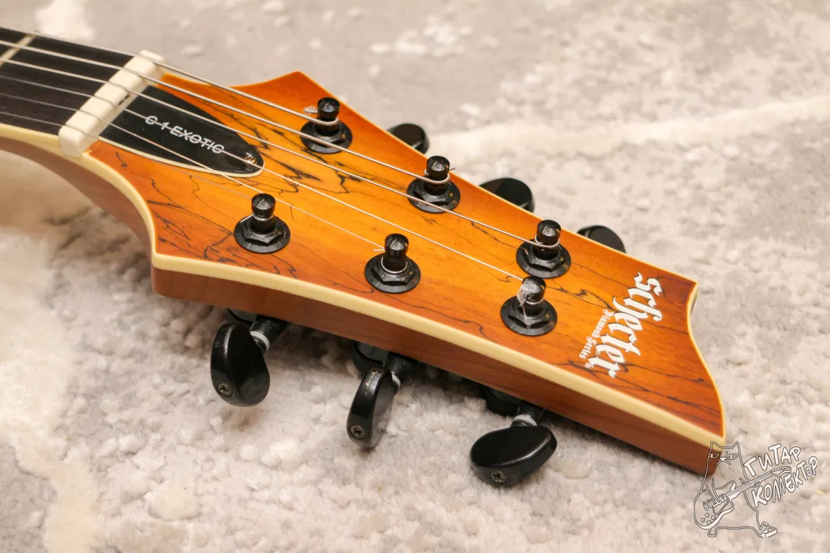 Schecter C-1 Exotic Spalted Maple SNVB
