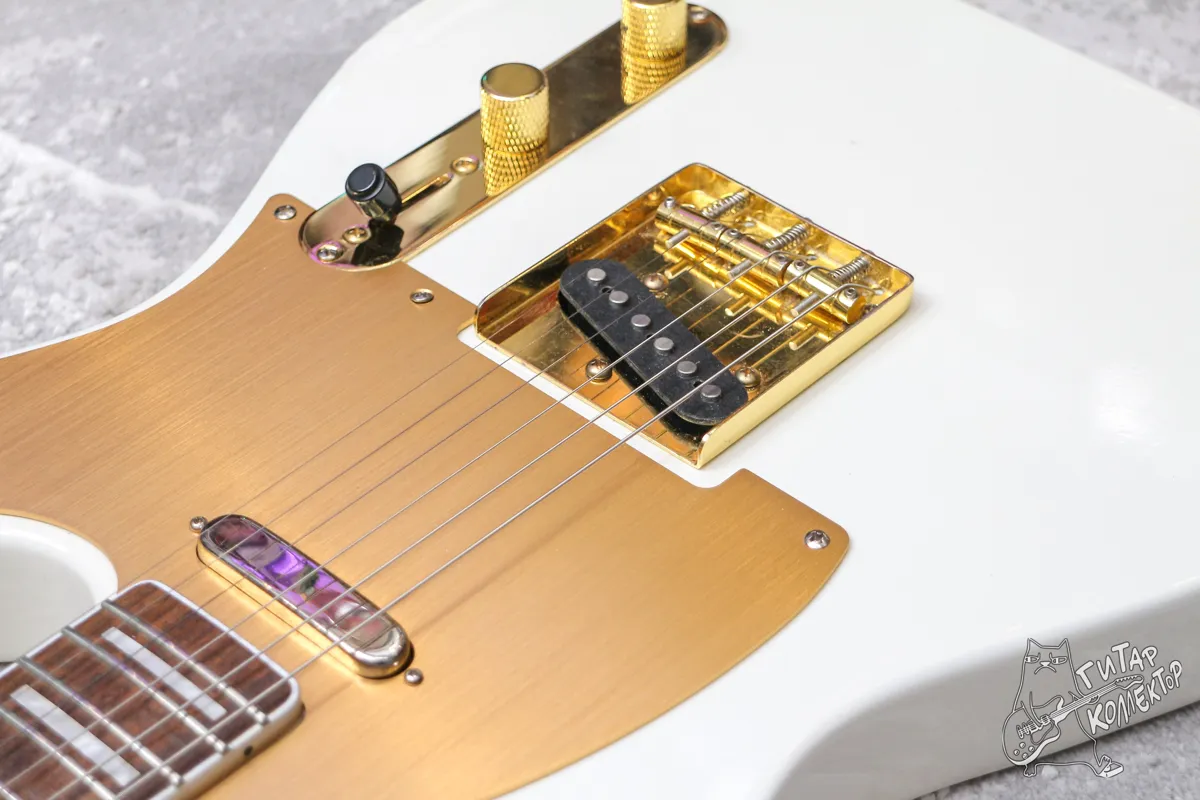 Squier 40th Anniversary Telecaster Gold Edition White