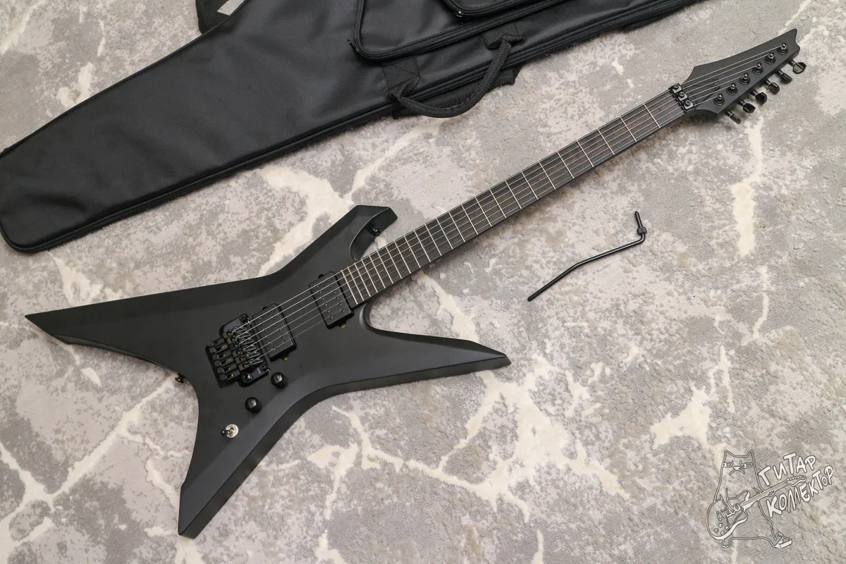 Ibanez Iron Label Xiphos XPTB620 Black Flat