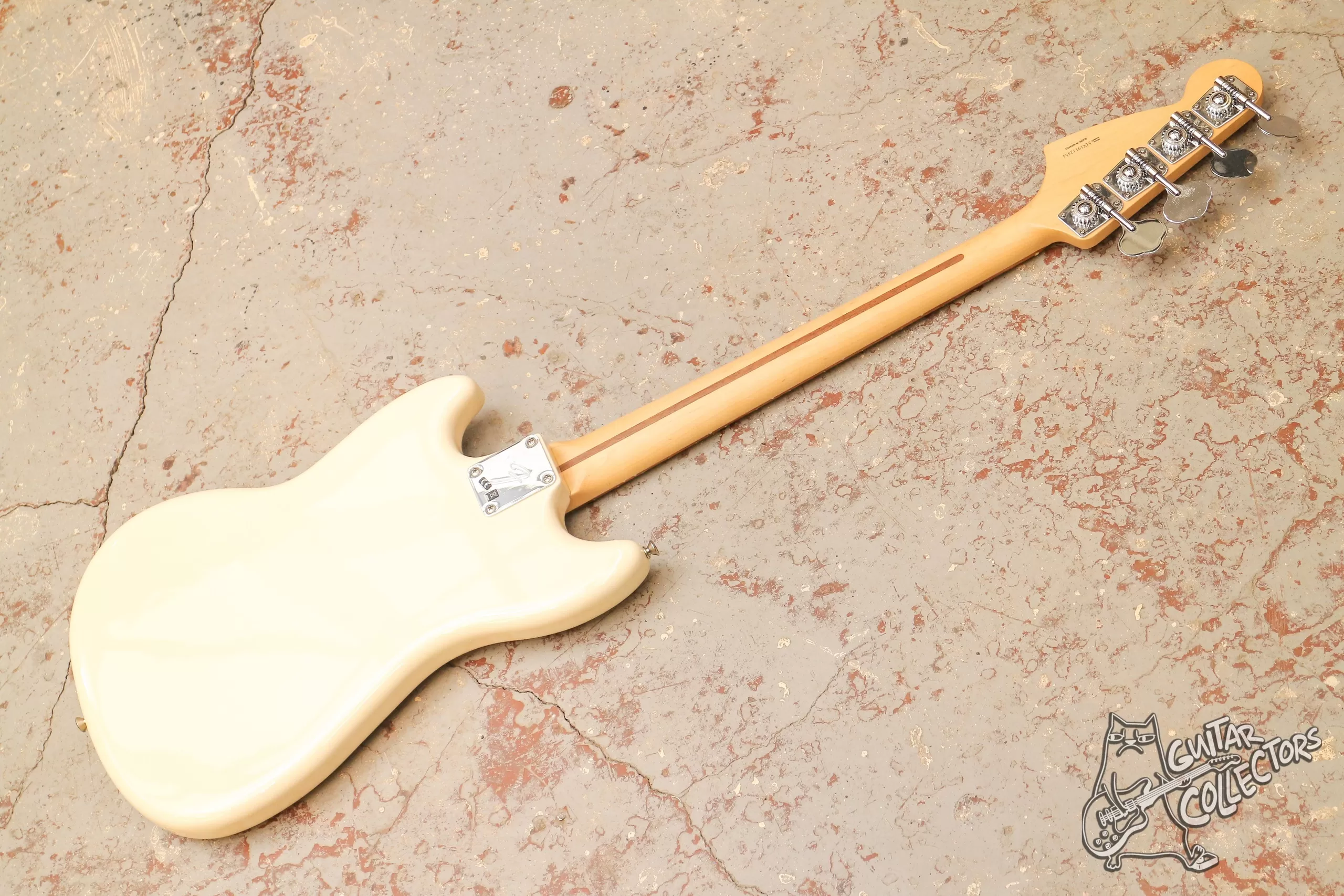 Fender Mustang Bass PJ PF OWT Olympic White