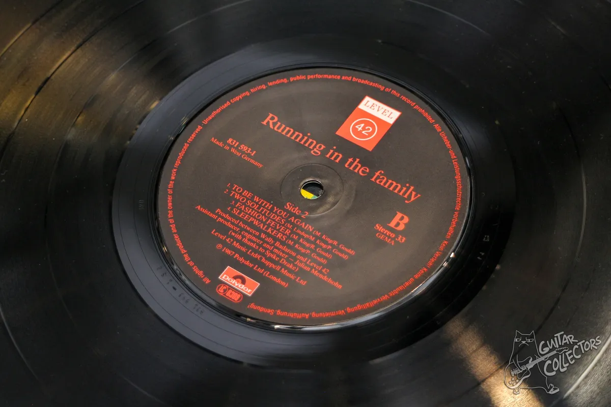 Level 42 – Running In The Family LP Germany 1987 NM/NM
