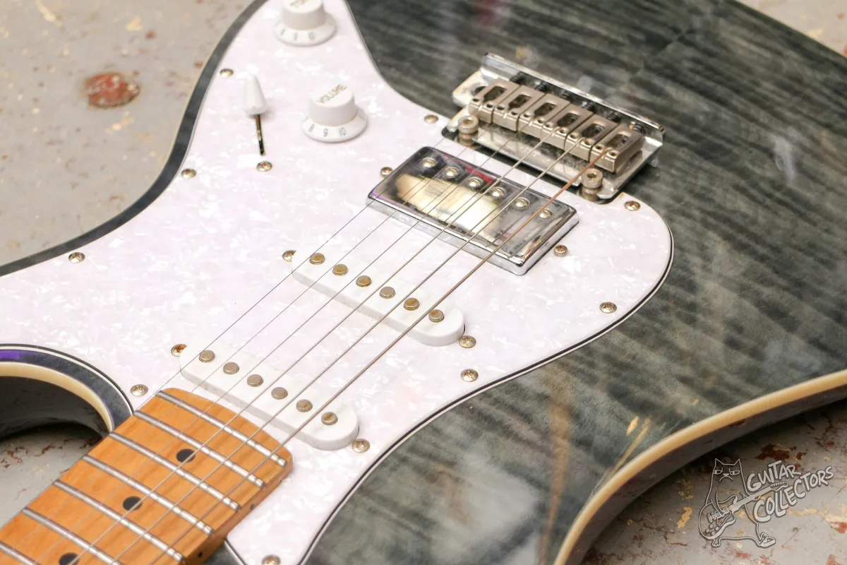 JET JS-450 TBK Fat Strat Transparent Black