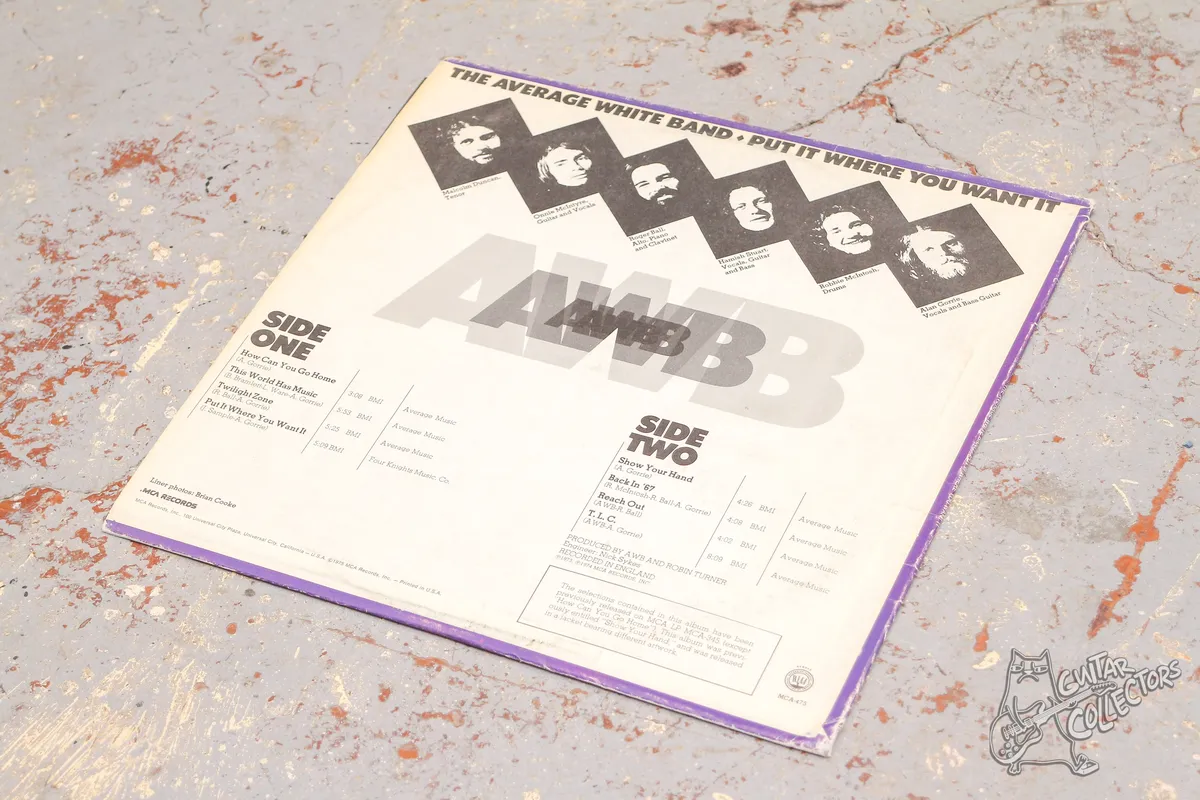 The Average White Band – Put It Where You Want It LP US 1974 EX/NM