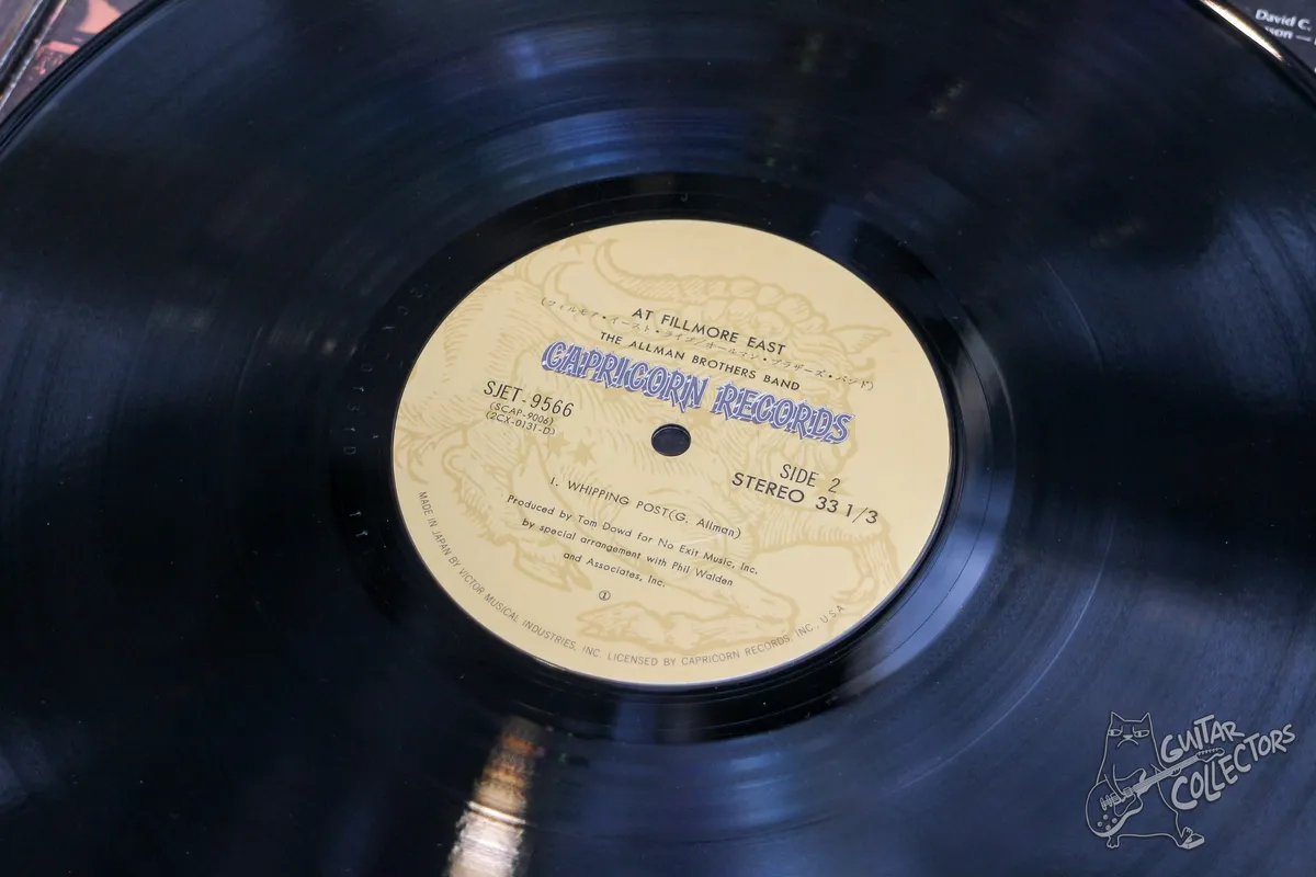 The Allman Brothers Band At Fillmore East 2LP Japan 1975 VG/NM