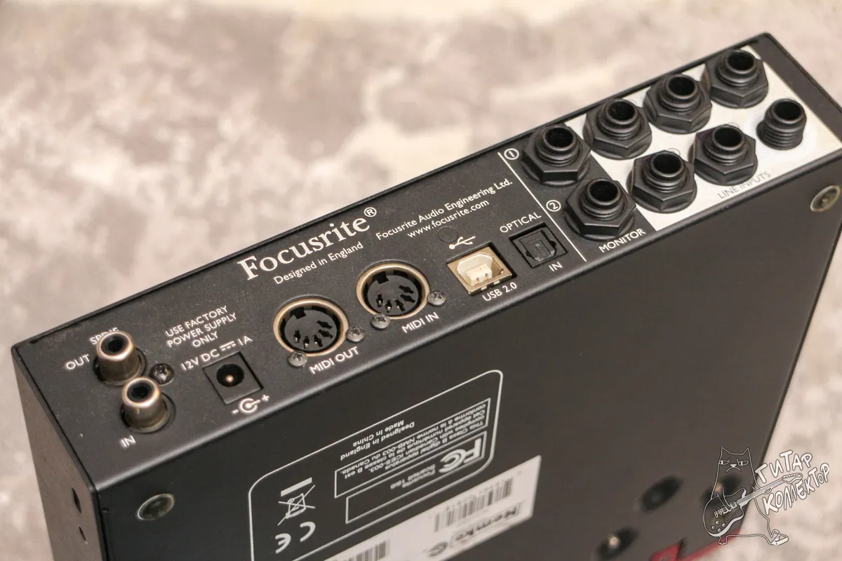 Focusrite Scarlett 18i6 USB Аудиоинтерфейс