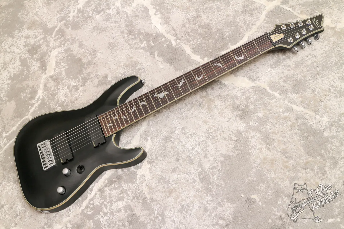 Schecter Damien Platinum 8 Satin Black