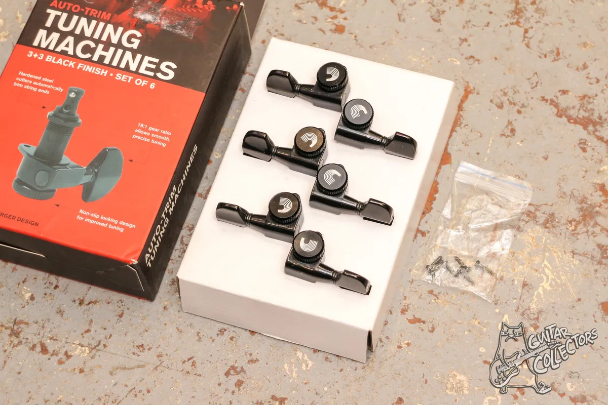 Локовые Колки Planet Waves Auto Trim 3+3 Black