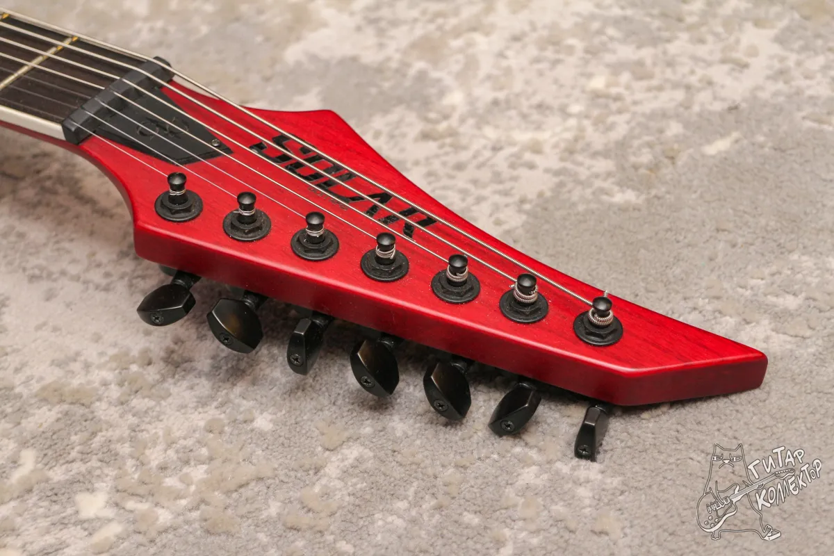 Solar Guitars A2.7TBR Blood Red Matte