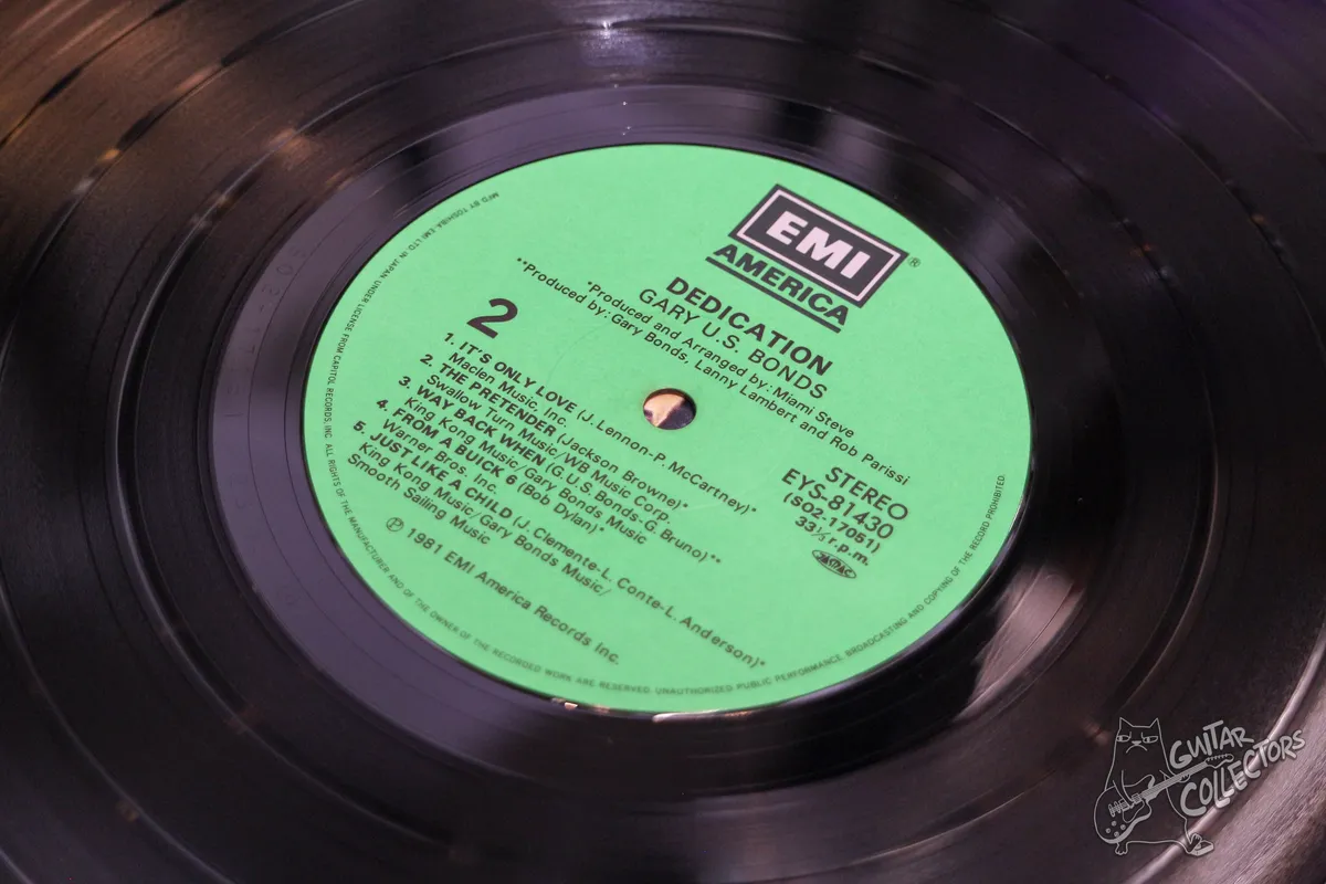 Gary U.S. Bonds – Dedication LP Japan 1981 NM/NM