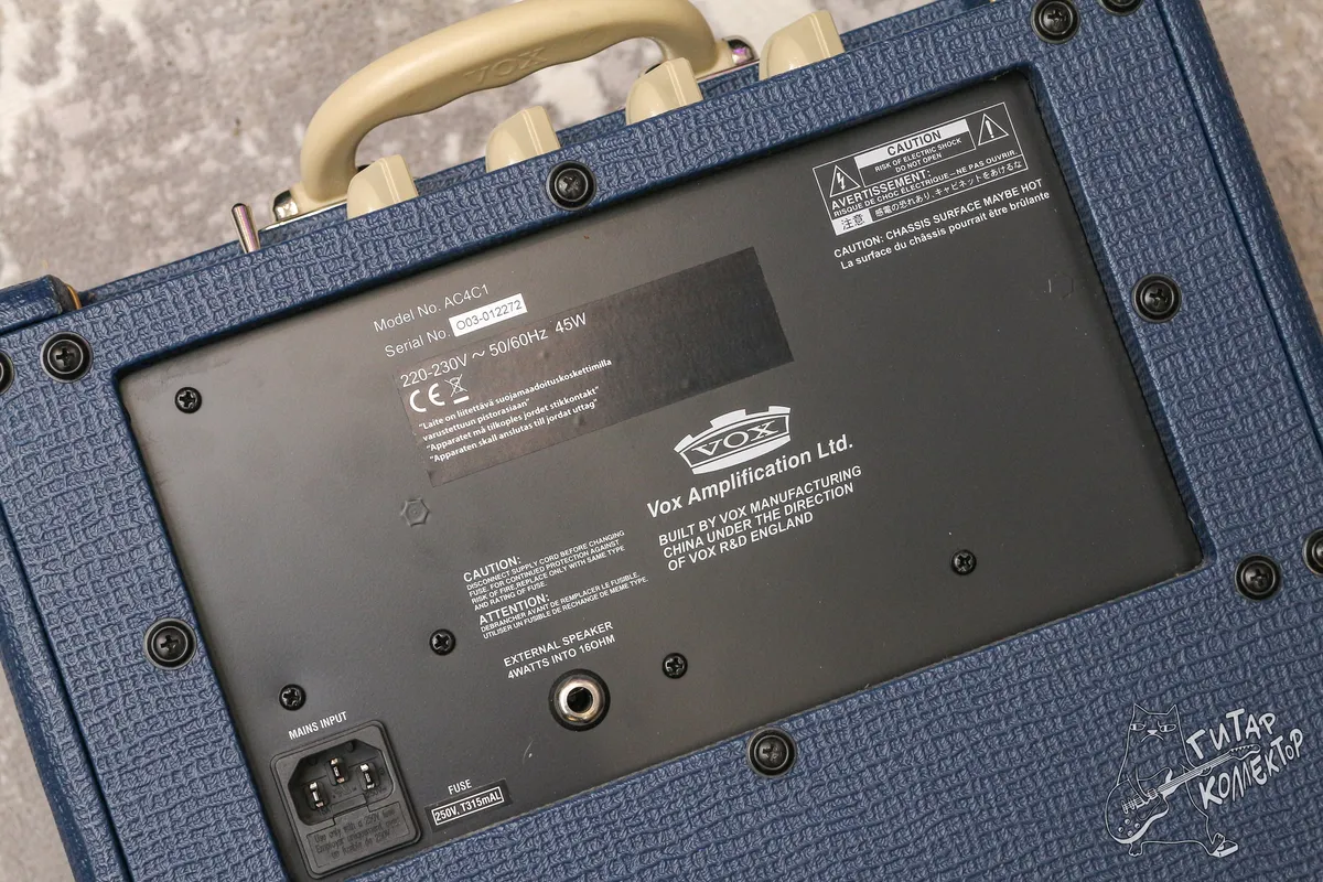 VOX AC4C1 Blue Guitar Tube Combo