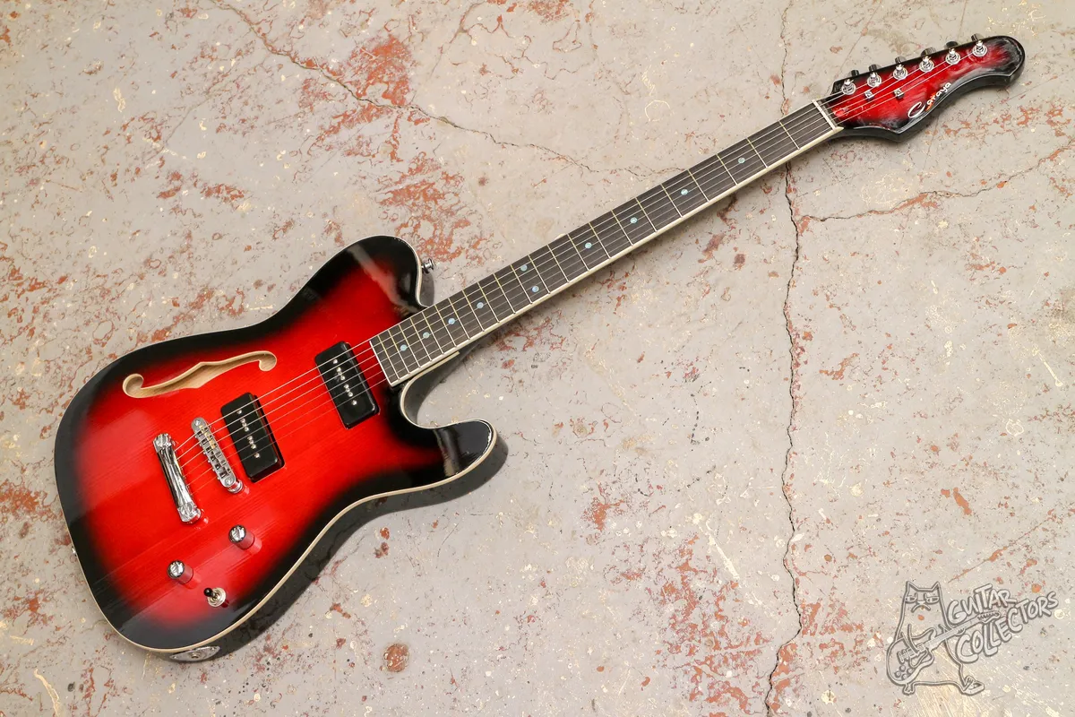 Caraya E219RDS Hollow-Body Telecaster