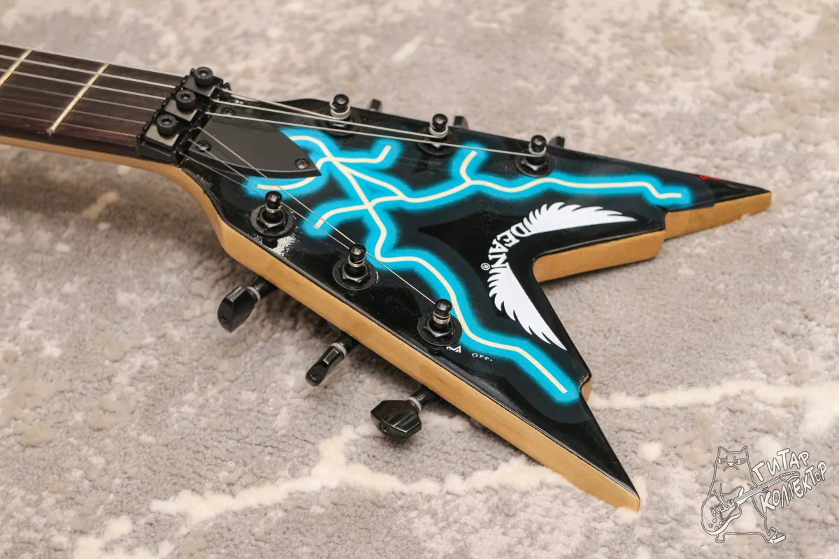 Dean Dimebag Darrell Razorback Lightning Copy