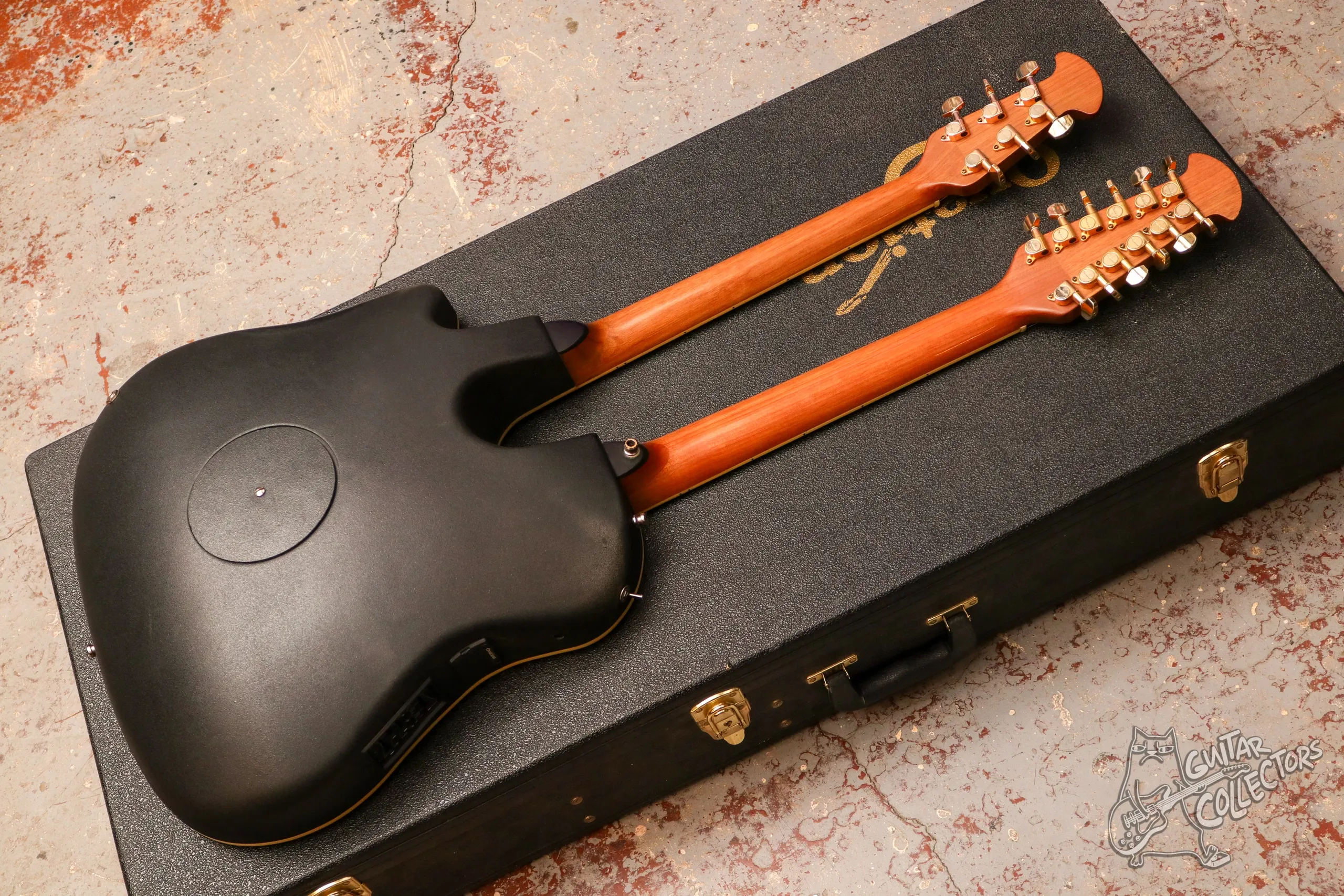 Ovation CSD225 Celebrity Double Neck Ruby Red Burst