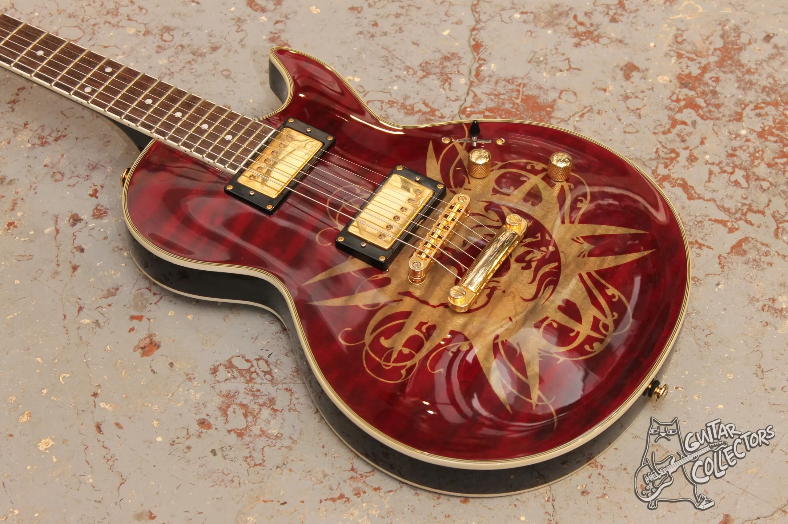 Spear Les Paul Custom Human Queen Red