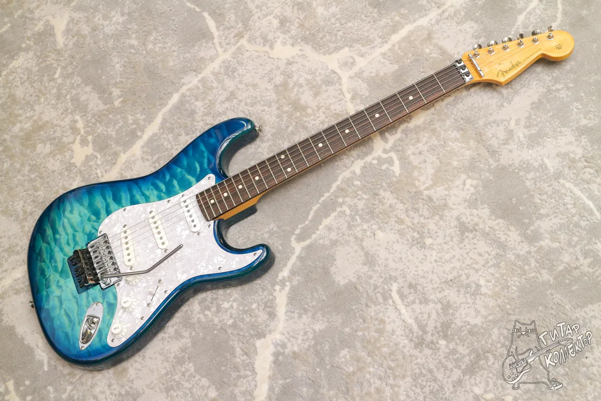 Fender ST62 QT Stratocaster Quilt Blue Burst