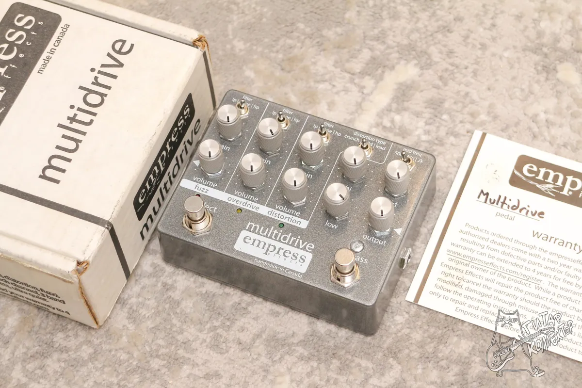 Empress Effects Multidrive Fuzz Overdrive Distortion