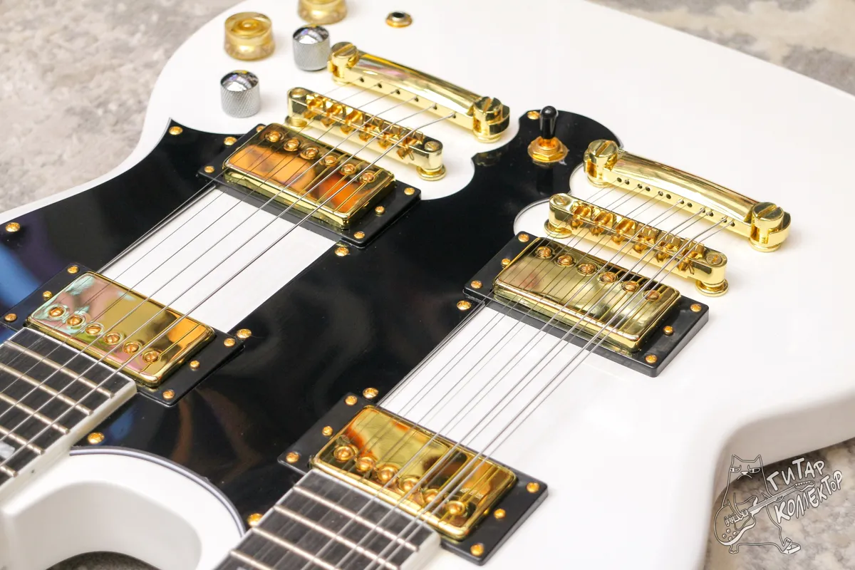 Gibson EDS-1275 Double Neck SG Alpine White Copy