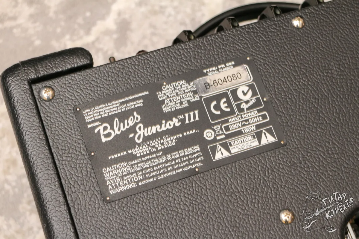 Fender Blues Junior iii Guitar Tube Combo