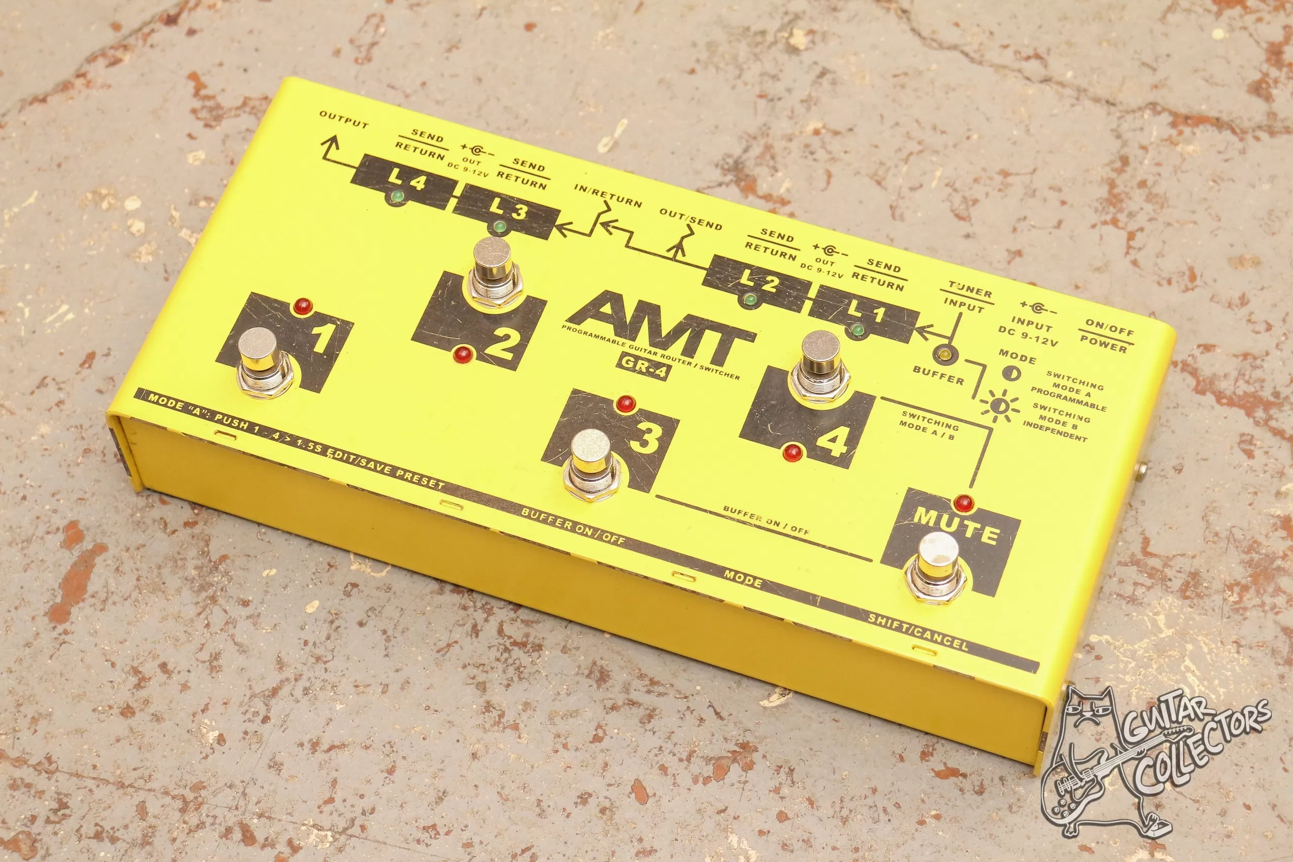 AMT GR 4 Programmable Guitar Router Switcher