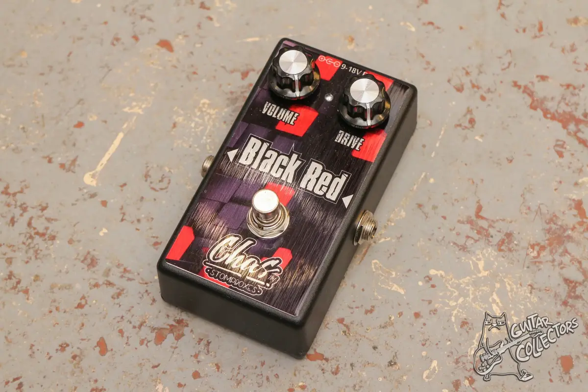 Chas Stompboxes Black Red Drive
